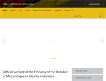 Tablet Screenshot of embamoc-indonesia.com